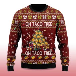 Alternative view of 2025 Oh Taco Tree Ugly Christmas Sweater
