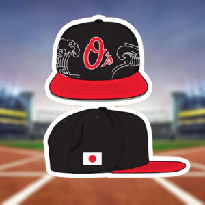 Alternative view of 2025 Orioles Japanese Heritage Night Hat Giveaway