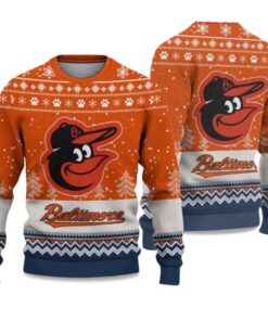 2025 Orioles Ugly Christmas Sweater