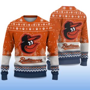 Alternative view of 2025 Orioles Ugly Christmas Sweater