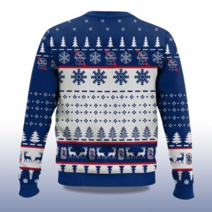 Alternative view of 2025 Pabst Blue Ribbon Titties Christmas Ugly Sweater