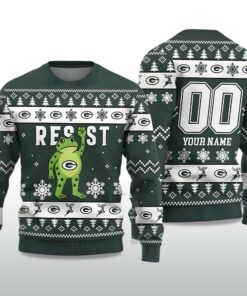 Alternative view of 2025 Packers Portland Frog Resist Ugly Christmas Sweater