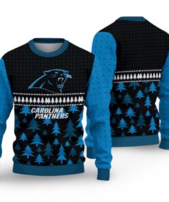 Alternative view of 2025 Panthers Ugly Christmas Sweater 