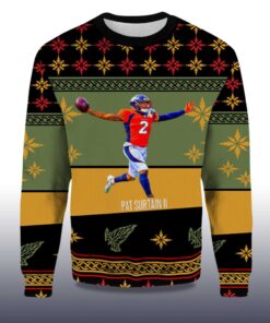 Alternative view of 2025 Pat Surtain II Denver Broncos Ugly Christmas Sweater