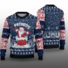 2025 Patriots Funny Santa Ugly Christmas Sweater 