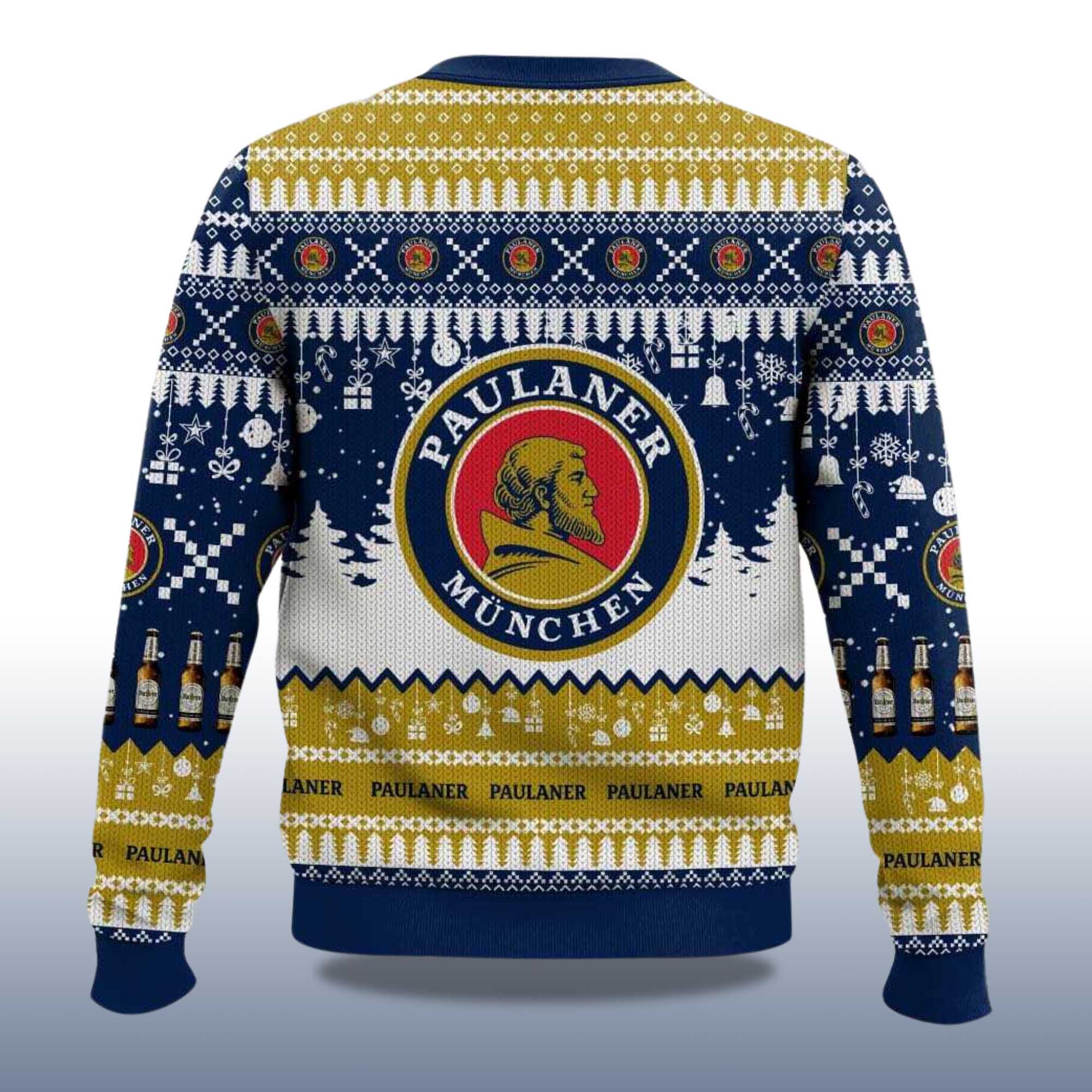 Alternative view of 2025 Paulaner German Beer Christmas Ugly Sweater