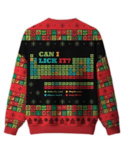 Alternative view of 2025 Periodic Can I Lick It Ugly Christmas Sweater