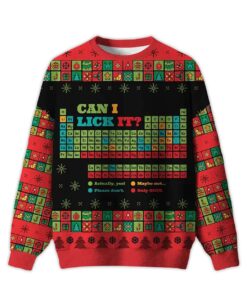 2025 Periodic Can I Lick It Ugly Christmas Sweater