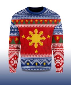 Alternative view of 2025 Philippines Filipinos Christmas Ugly Sweater