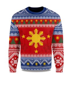 2025 Philippines Filipinos Christmas Ugly Sweater