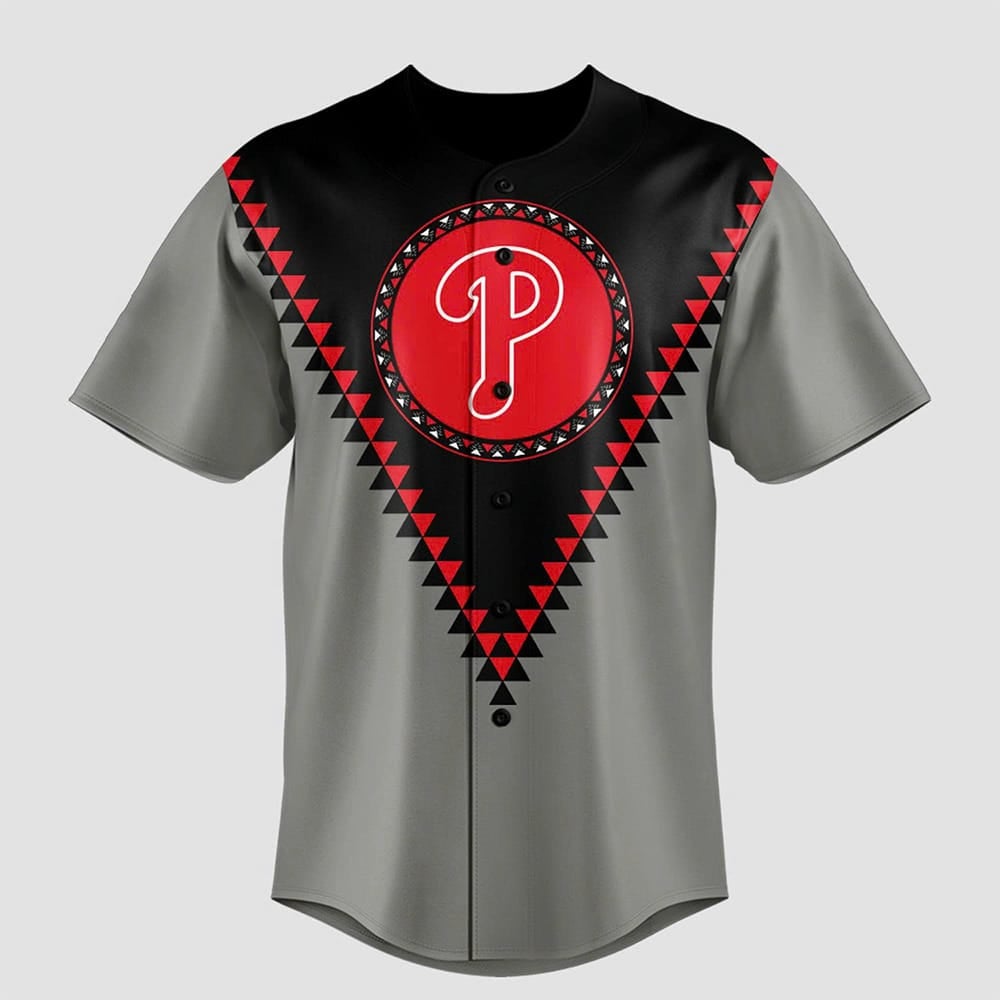 Alternative view of 2025 Phillies Native American Heritage Night Jersey