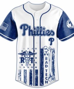 Alternative view of 2025 Phillies Radiology Tech Night Jersey