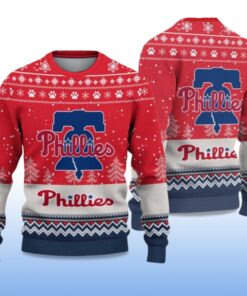 Alternative view of 2025 Phillies Ugly Christmas Sweater