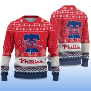 Alternative view of 2025 Phillies Ugly Christmas Sweater
