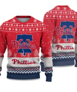 2025 Phillies Ugly Christmas Sweater