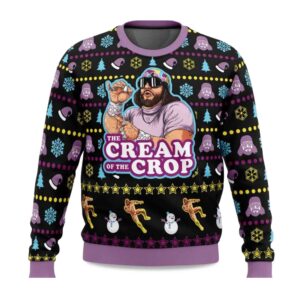 2025 Randy Savage The Cream of the Crop Ugly Christmas Sweater