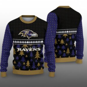 2025 Ravens Ugly Christmas Sweater - Grishko.com