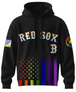Alternative view of 2025 Red Sox Pride Month Hoodie