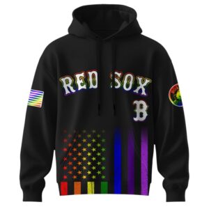 Alternative view of 2025 Red Sox Pride Month Hoodie