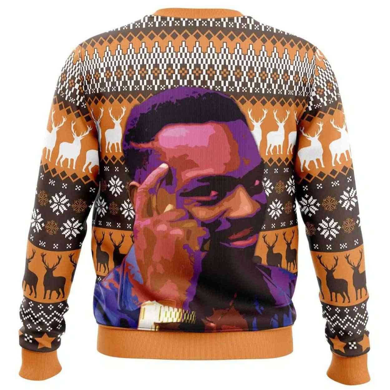 Alternative view of 2025 Roll Safe Meme Ugly Christmas Sweater