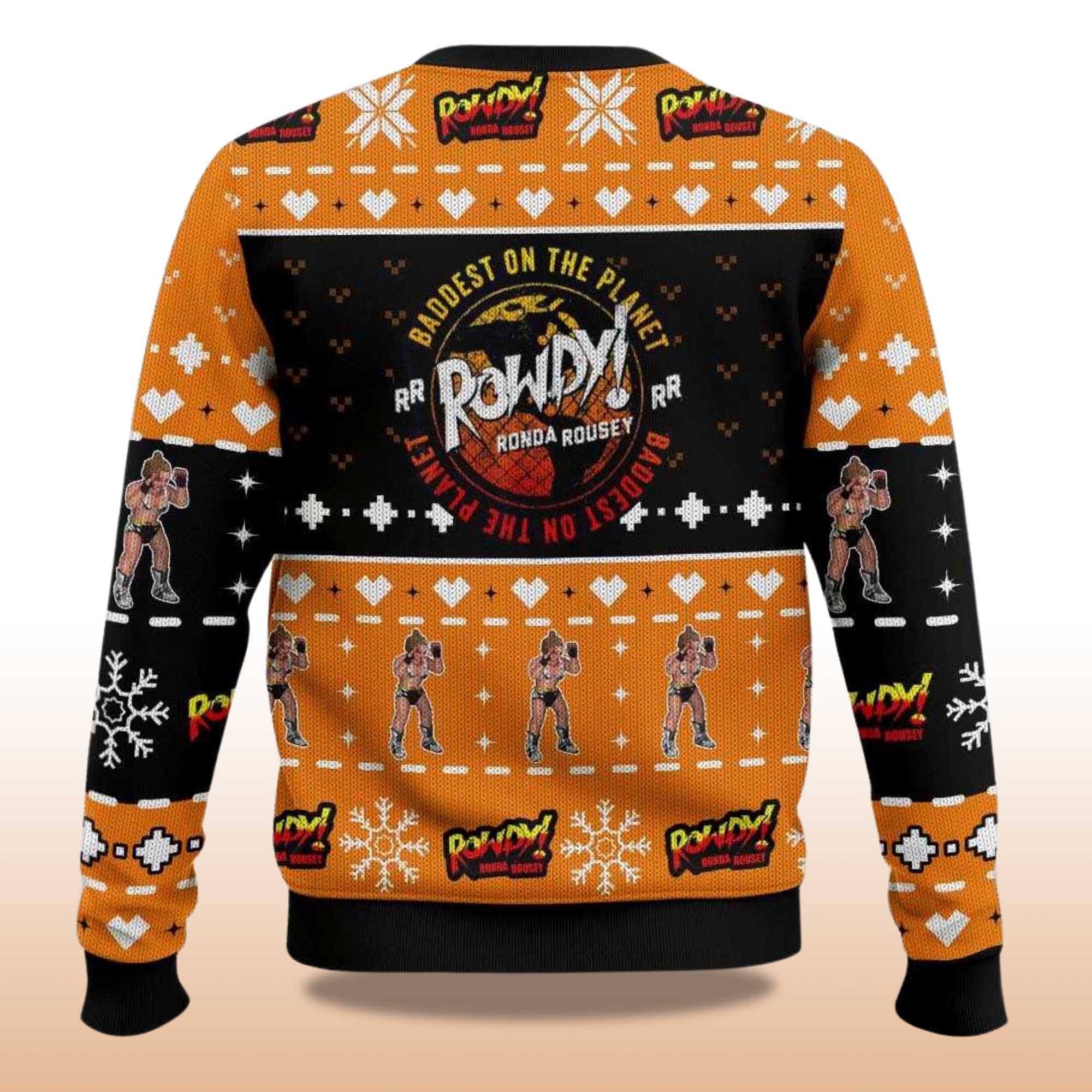 Alternative view of 2025 Ronda Rousey Christmas Ugly Sweater