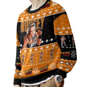 2025 Ronda Rousey Christmas Ugly Sweater
