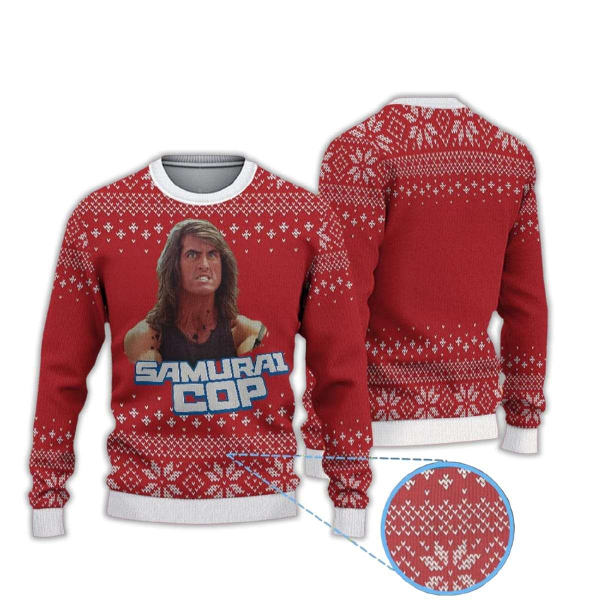 2025 Samurai Cop Chivas Ugly Christmas Sweater