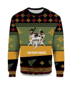 2025 San Diego Padres Media Guide Ugly Christmas Sweater