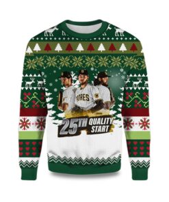 2025 San Diego Padres Quality Crew Ugly Christmas Sweater