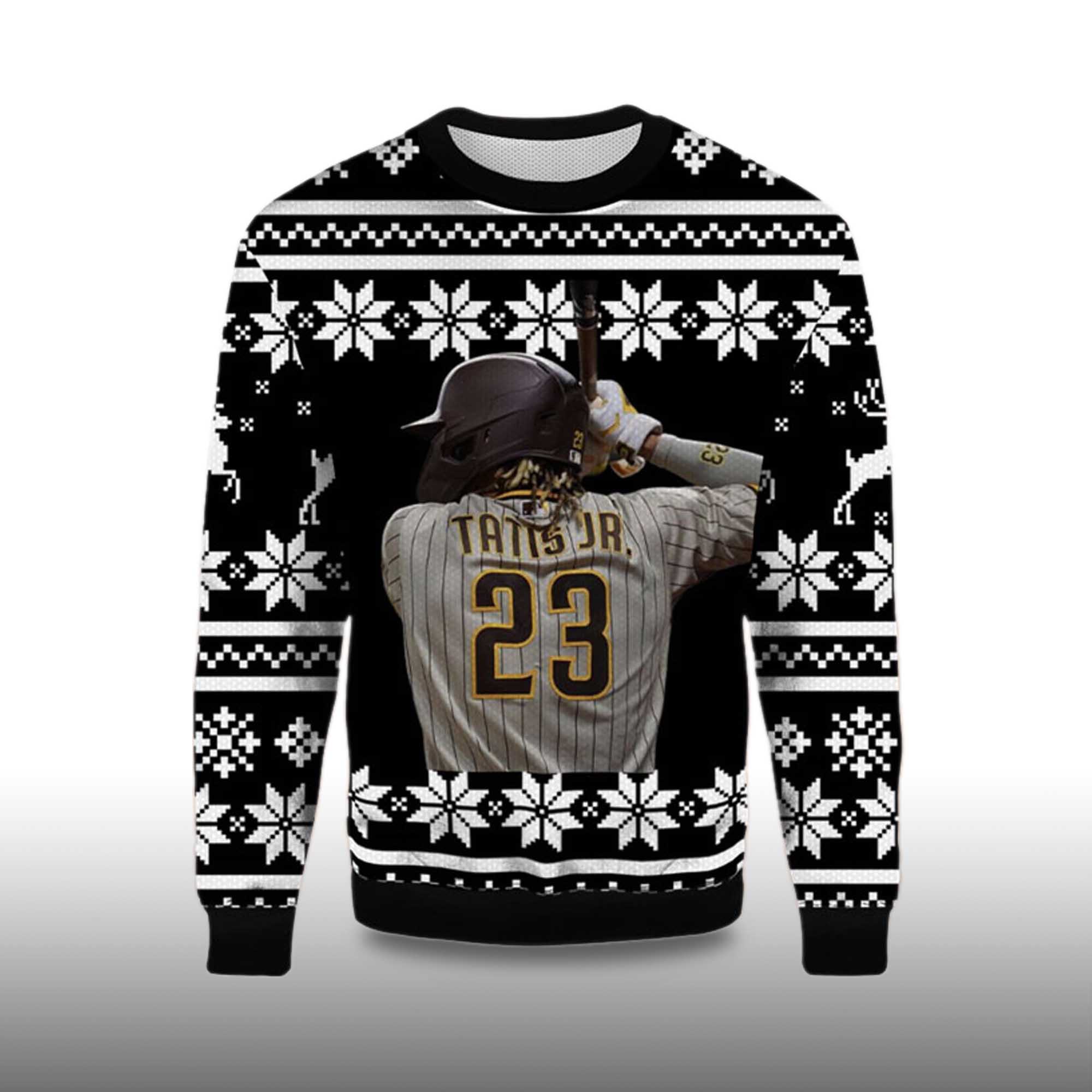 Alternative view of 2025 San Diego Padres Tatis JR. Ugly Sweater