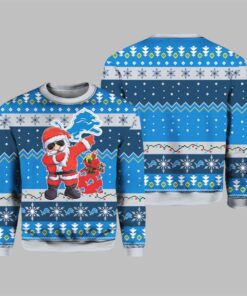2025 Santa Claus Detroit Ugly Christmas Sweater 