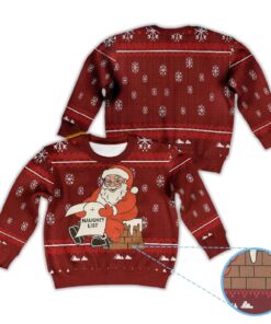 Alternative view of 2025 Santa Claus Naughty List Ugly Christmas Sweater