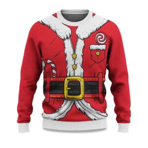 2025 Santa Claus Ugly Christmas Sweater