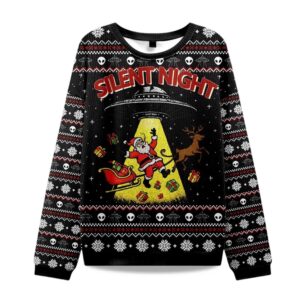 2025 Santa Claus Was Kidnapped By Aliens Christmas Ugly Sweater