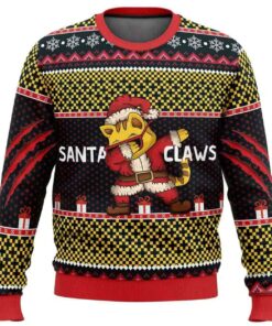 2025 Santa Claws Ugly Christmas Sweater