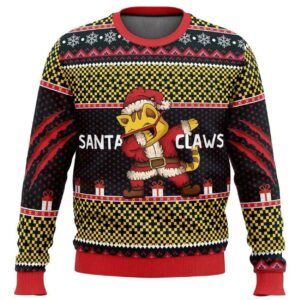 2025 Santa Claws Ugly Christmas Sweater