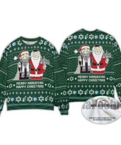 Alternative view of 2025 Santa Merry Chrismukkah Ugly Christmas Sweater