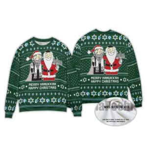 Alternative view of 2025 Santa Merry Chrismukkah Ugly Christmas Sweater
