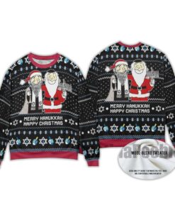 2025 Santa Merry Chrismukkah Ugly Christmas Sweater