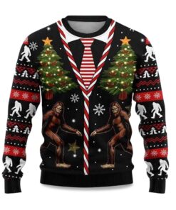 2025 Sasquatch Bigfoot Christmas Vest Ugly Sweater