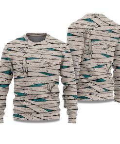 2025 Scary Mummy Halloween Costume Ugly Sweater