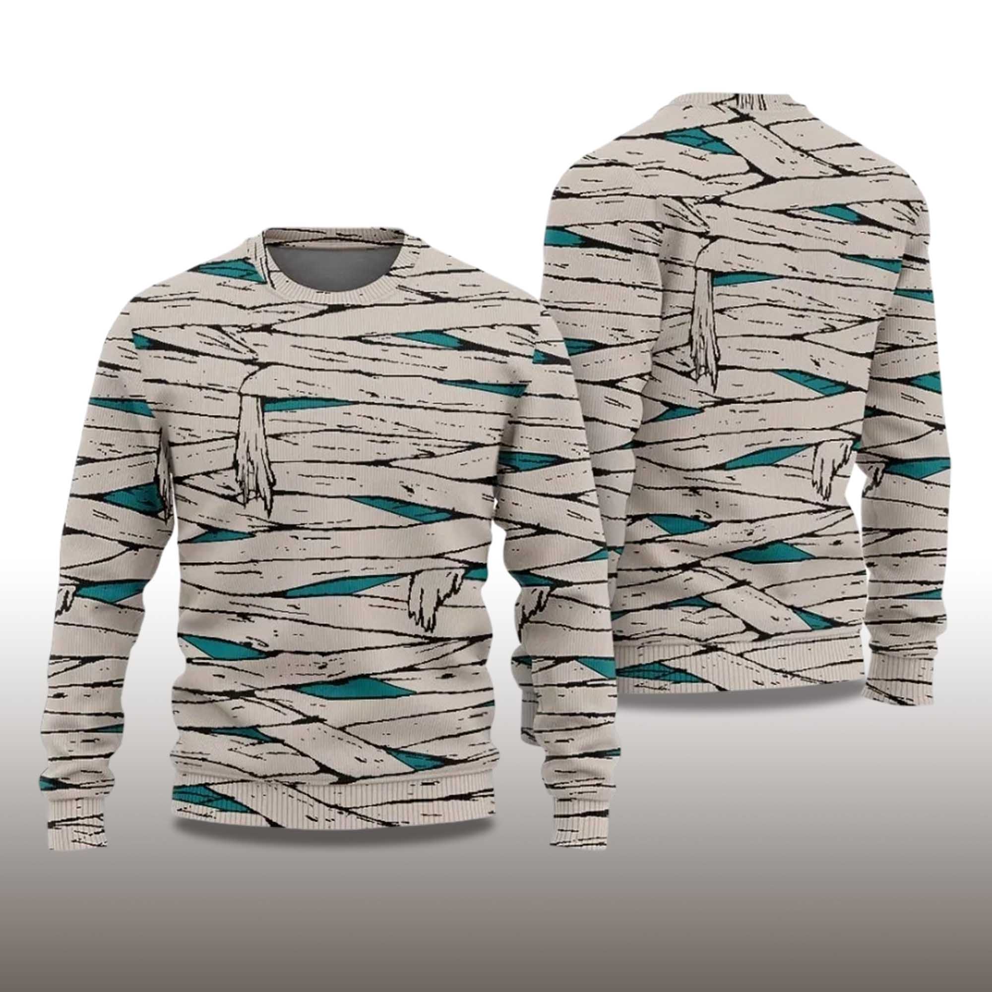 Alternative view of 2025 Scary Mummy Halloween Costume Ugly Sweater