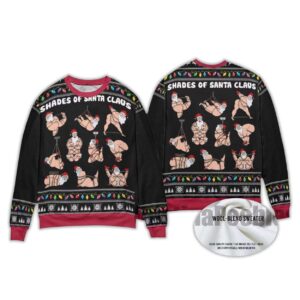 2025 Shades Of Santa Ugly Christmas Sweater