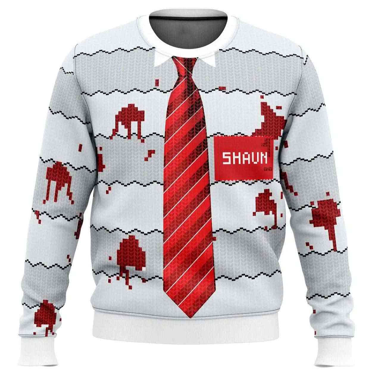 2025 Shaun of the Dead Ugly Christmas Sweater
