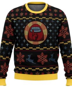 2025 Shhhhhh Among Us Ugly Christmas Sweater