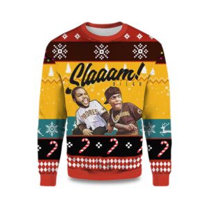 2025 Slaaam Diego Padres Ugly Christmas Sweater