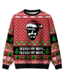 2025 Sleigh My Name Ugly Christmas Sweater