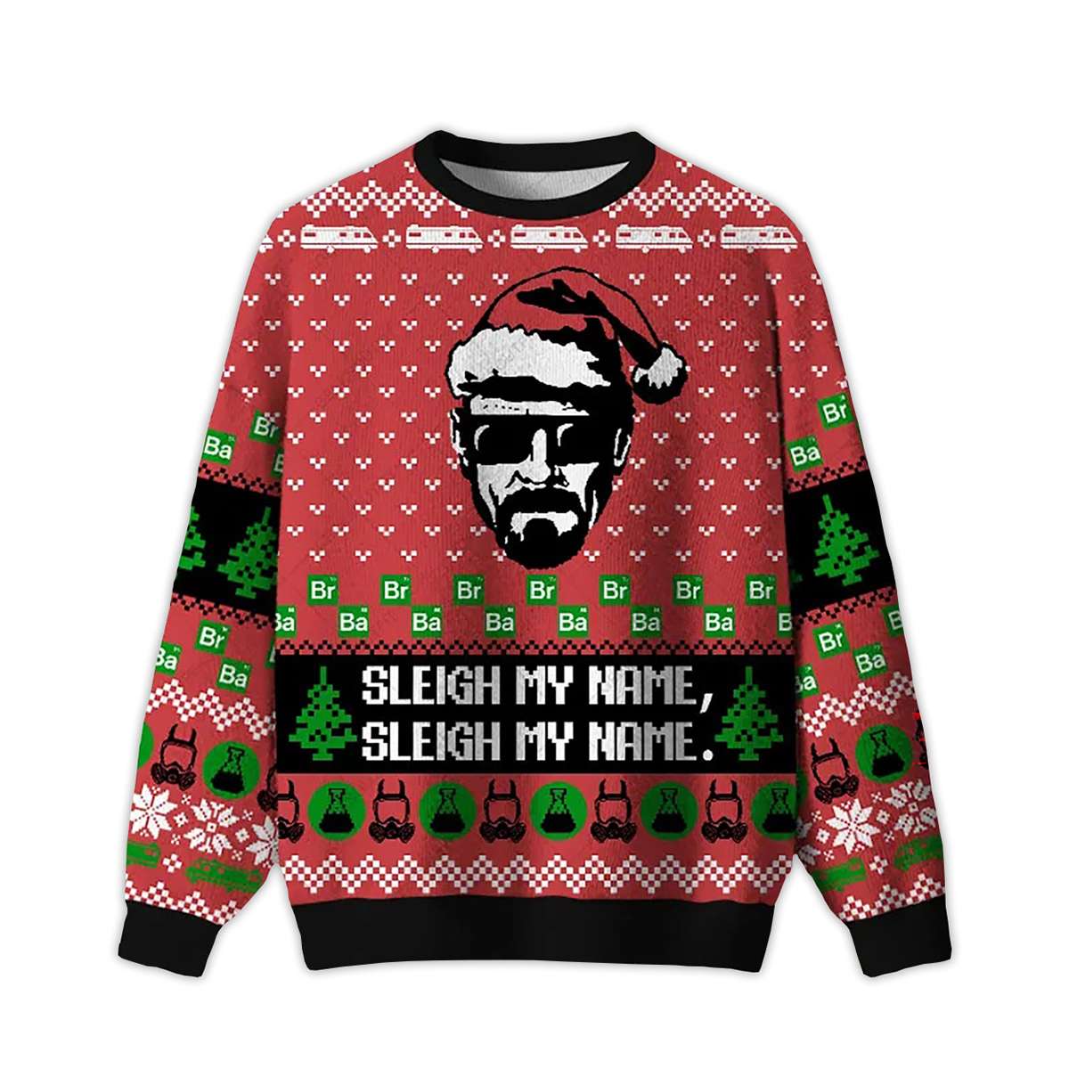 2025 Sleigh My Name Ugly Christmas Sweater