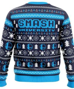 Alternative view of 2025 Smash University Super Smash Bros Ugly Christmas Sweater
