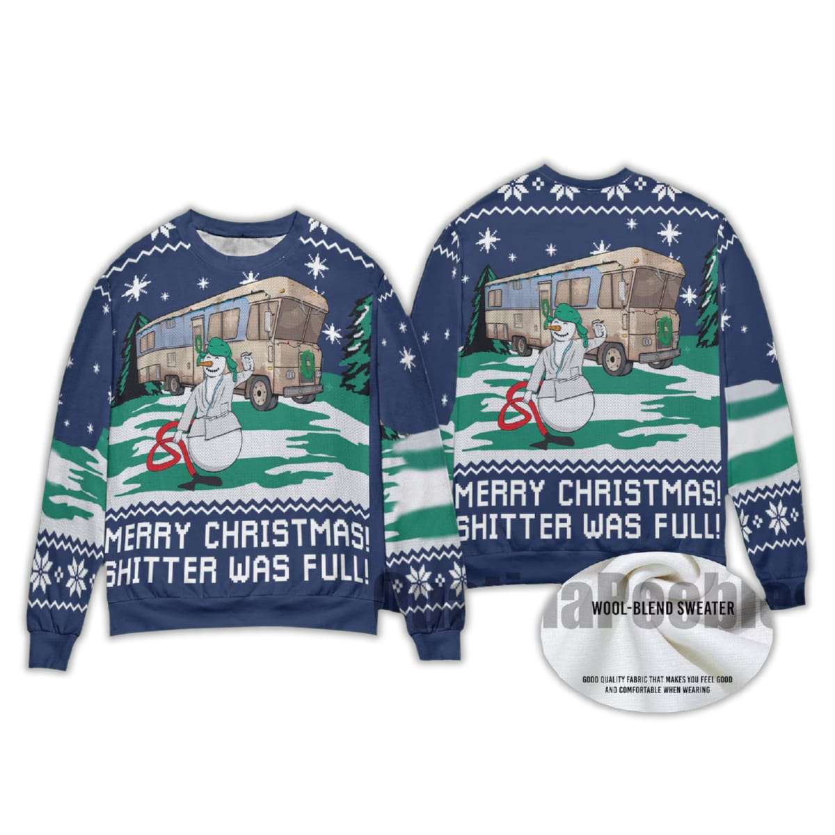 2025 Snowman Cousin Eddie National Christmas Vacation Ugly Sweater